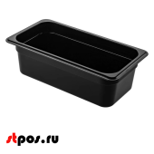 Гастроемкость из полипропилена 325х176х100мм (GN1/3 h-100)  черный R
