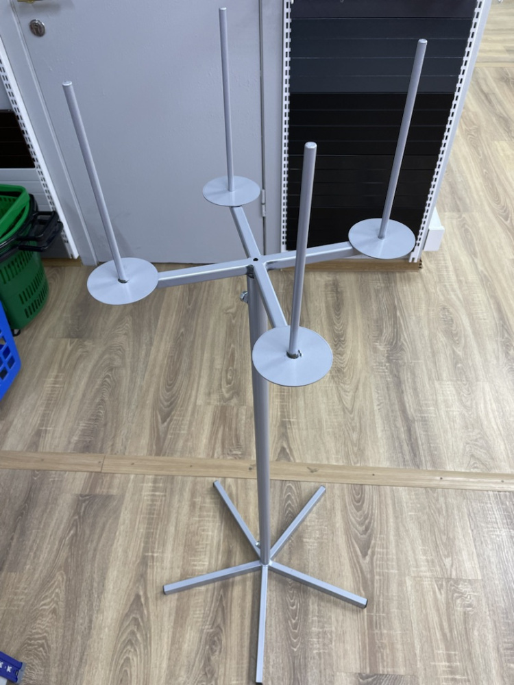 01 Стойка для пакетов лайт Нордика 1270х500 мм, Глянец, RAL9006 Серый, спец. цвет