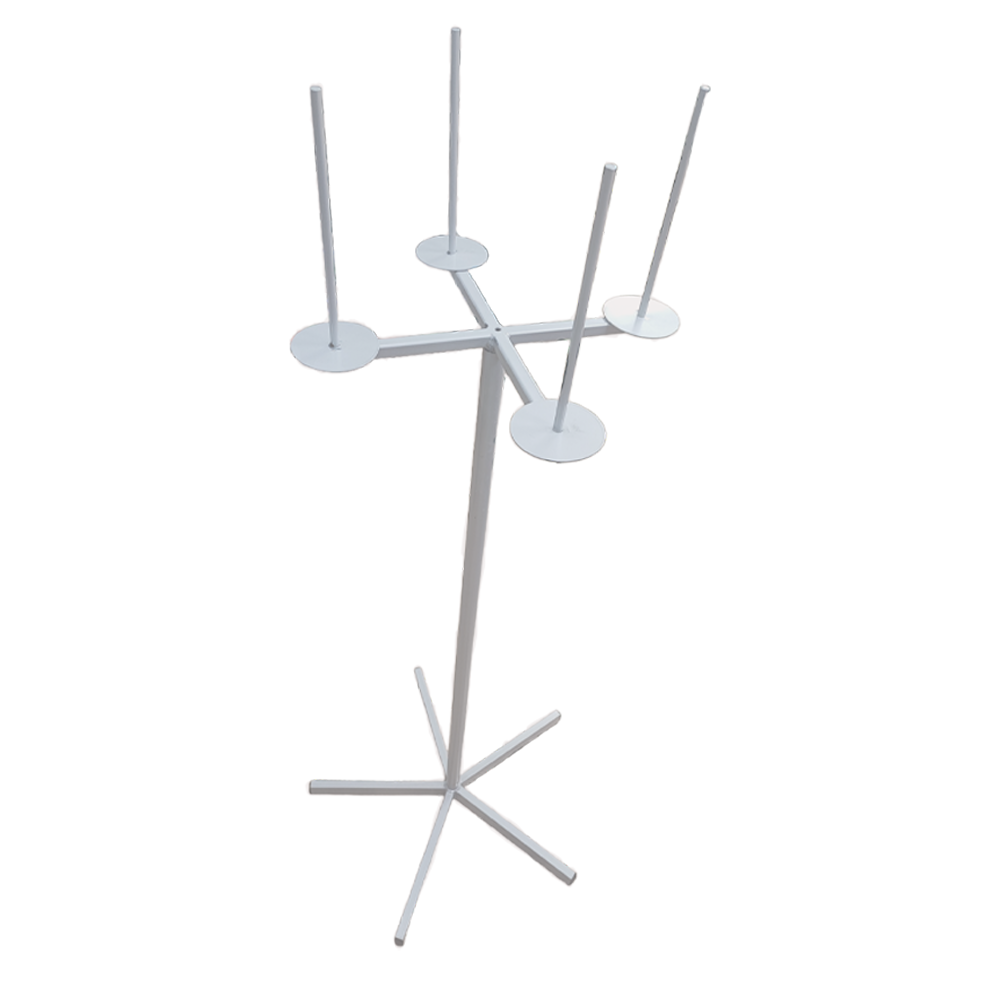 02_Стойка для пакетов лайт Нордика 1270х500 мм, Глянец, RAL9016 Белый