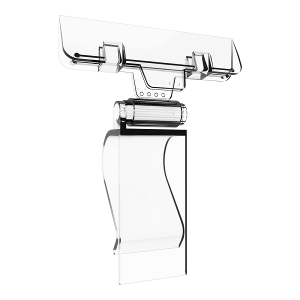 sk_Ценникодержатель на клипсе с широким зажимом CLIP-GRIP, ножка   0мм, Прозрачный