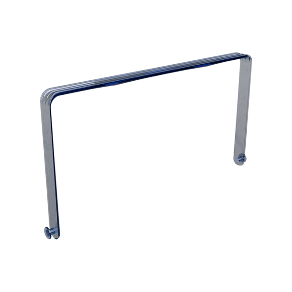 sk_Ручка пластиковая для корзин покупательских QUADRO 10л, Прозрачный, Синий