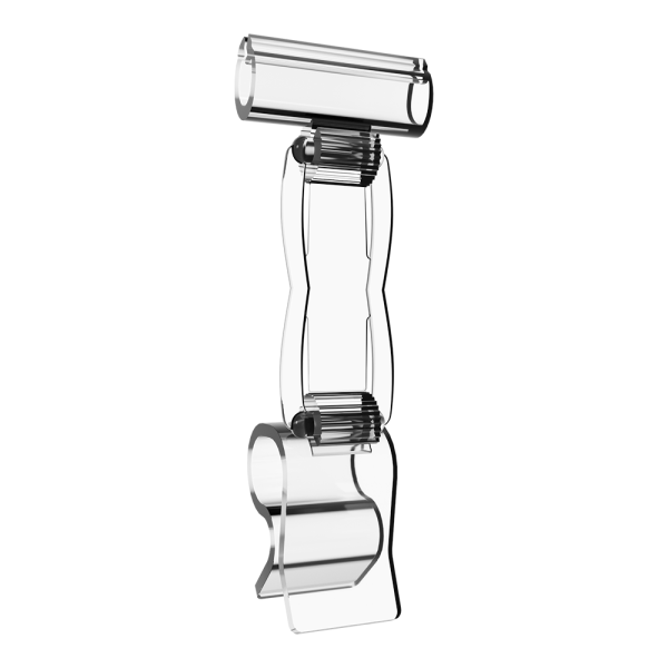 sk_Комплект ДЕЛИ для крепления на край посуды DELI-SIDE-SET40, ножка 40 мм, Прозрачный