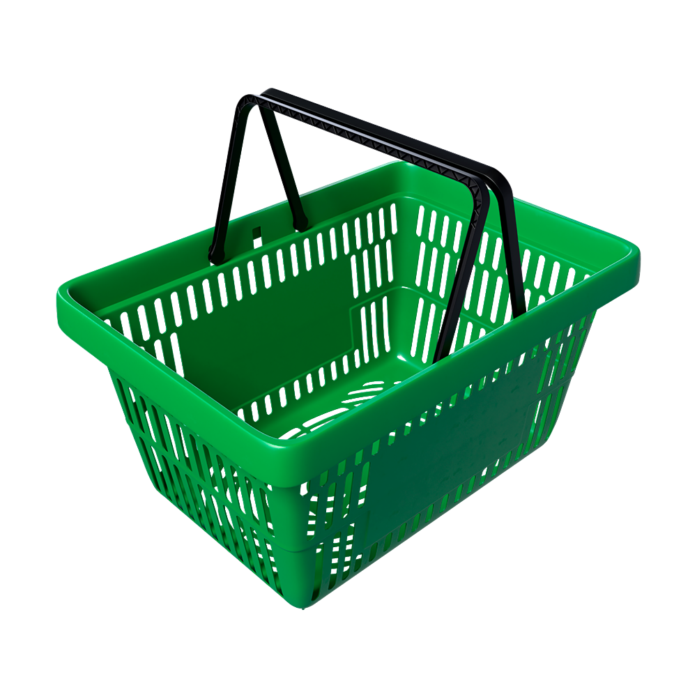 Корзинки БЕЗ колес покупательские (5-30 литров)
