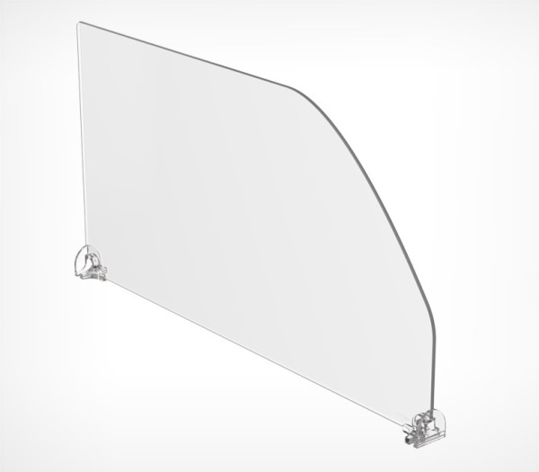 01_Разделитель пластиковый высотой 200 мм DIV200, длина 385 мм