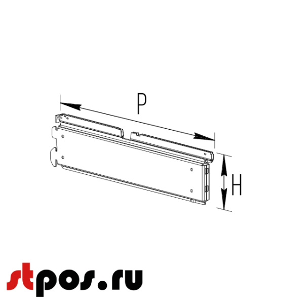 База для полки 400 мм углового стеллажа Пурина.jpg