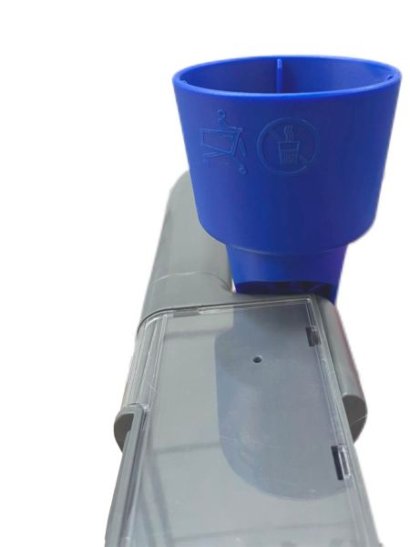 sk_Держатель стаканов на тележку покупательскую пластиковую, Синий