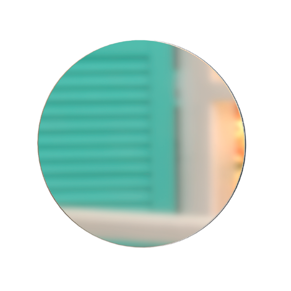 sk_Зеркало настенное, акриловое, круглое d500, на вспененном скотче