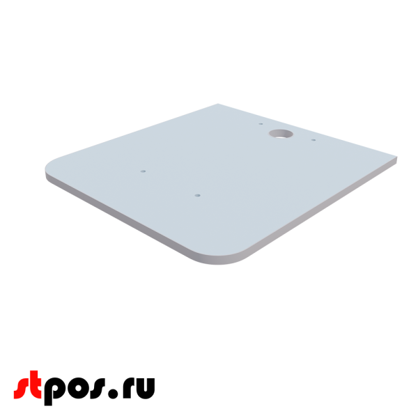 00_Столешница тубы кассира МИНИМАРКЕТ и МИНИМАРКЕТ PLUS, ЛДСП 16мм, Серый