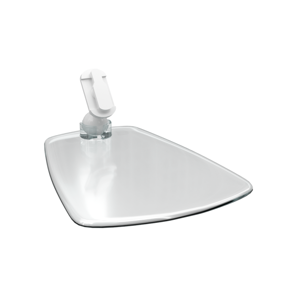 sk_Держатель рамки TECHNO FOT 75 мм, ножка   0мм, Прозрачный