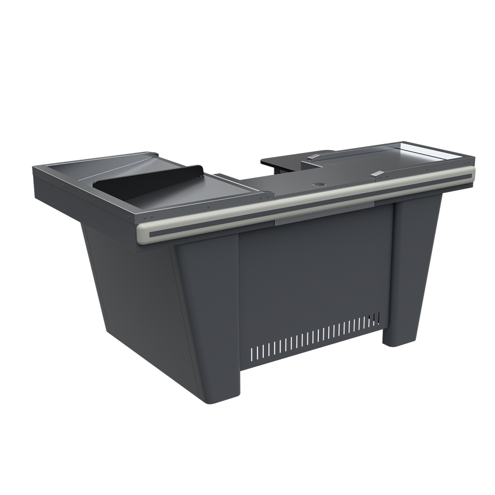 stpos_2_Кассовый бокс Stream-XL-180 v3.0 (шлиф.нерж,выр.ДЯ FT,МК 2Т, шир.нак)Шагрень,RAL7024,Серый,Левый