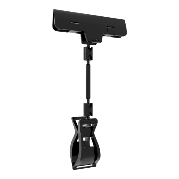 sk_Держатель универсальный на прищепке с широким зажимом высота ножки  50мм FX-CLAMP, Черный