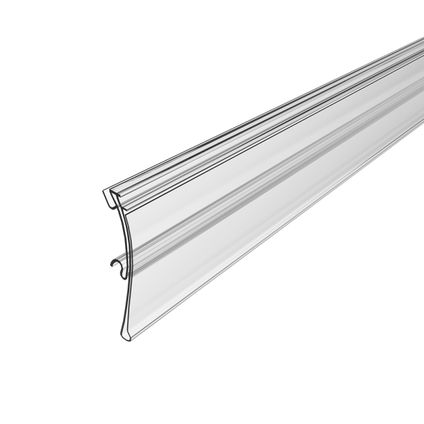 sk_Ценникодержатель полочный HSAC 39 длина 788 мм ПРОЗРАЧНЫЙ sk_Ценникодержатель полочный HSAC 39 длина 788 мм ПРОЗРАЧНЫЙ