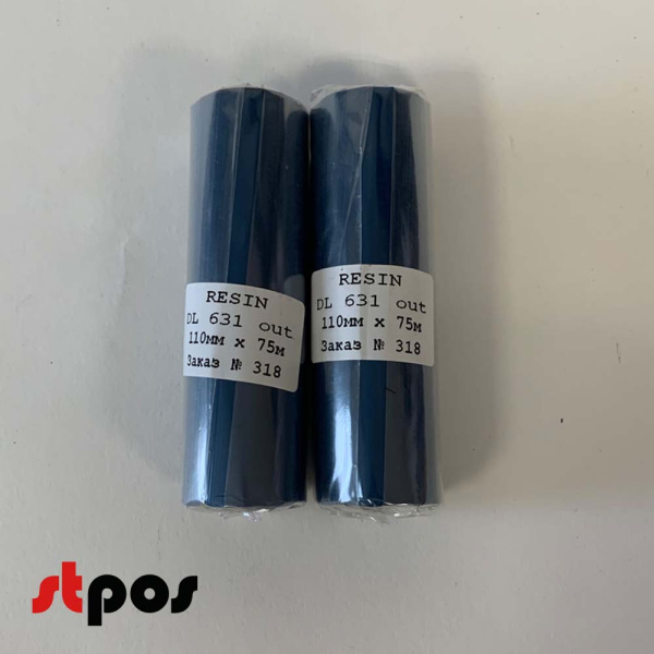 00_Риббон DL 631 110х75м OUT RESIN (смола) (110мм, 75 метров)