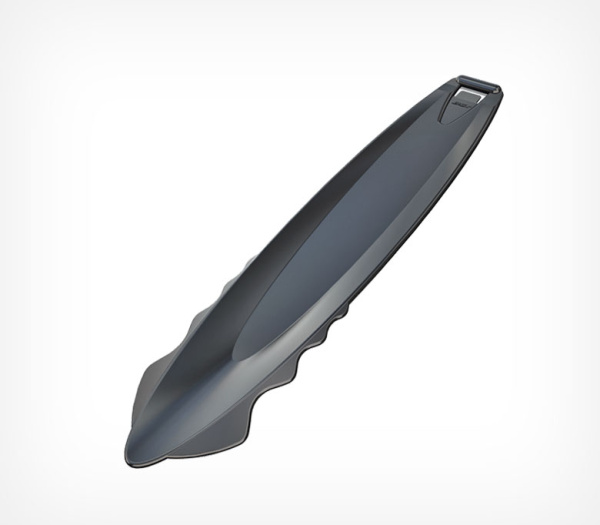 01_Большой пластиковый держатель-лопатка в лед DELI-STICK-ICE, Черный