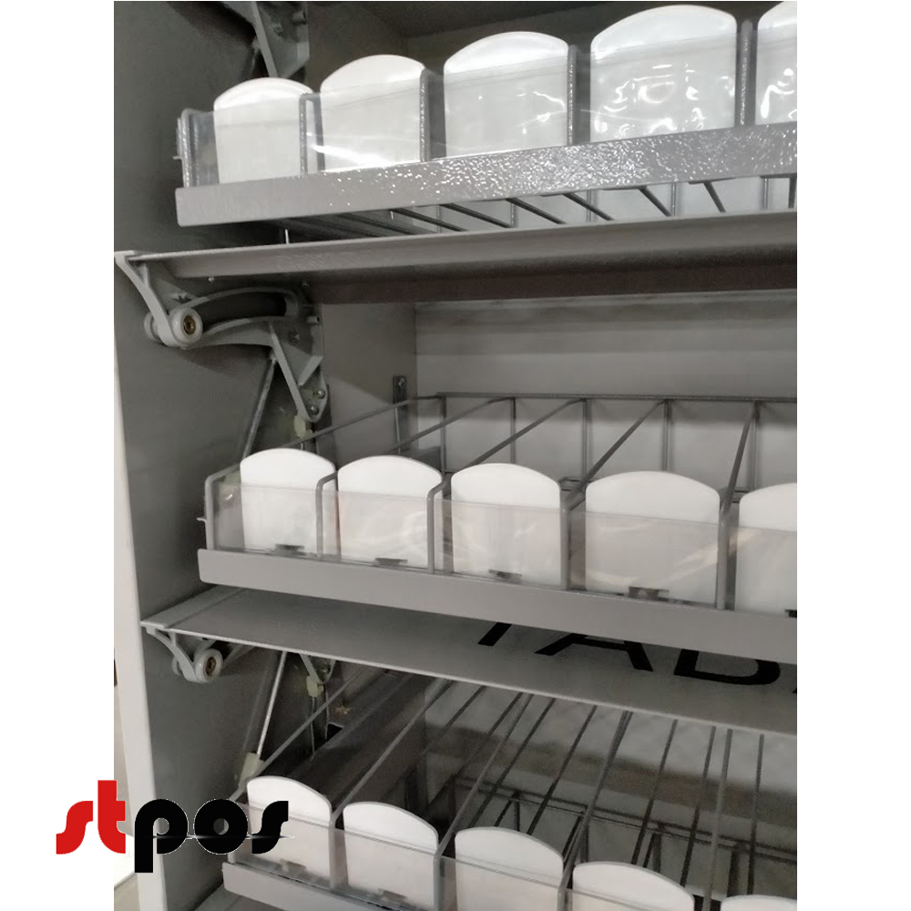 03 Диспенсер сигаретный 10 полок 10 линий, 1817х340х698 производства компании 