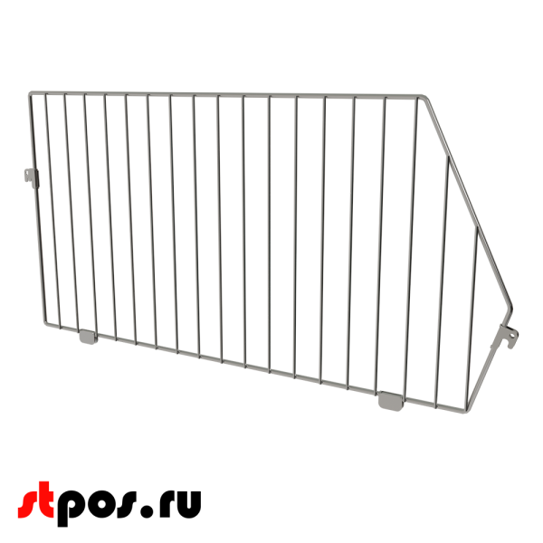 00_Разделитель для корзины сетчатой 600х300 мм ХРОМ