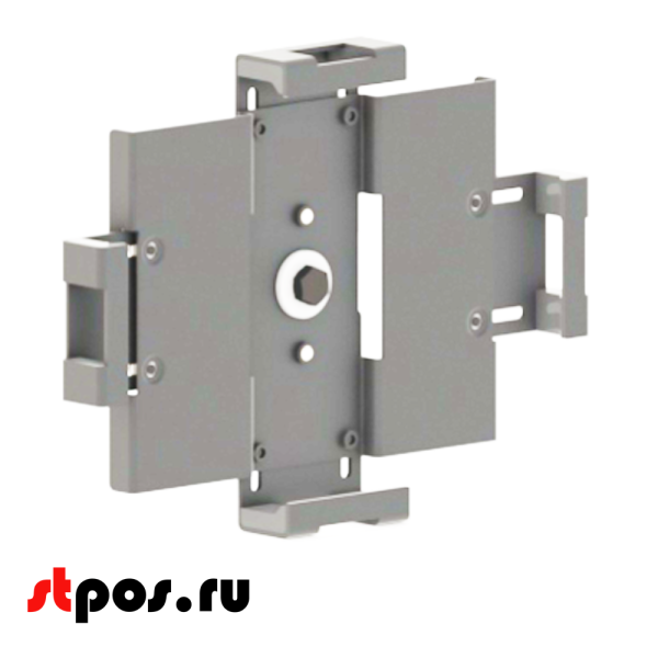 00_Держатель для тонкого планшета, по ширине 170-270, по высоте 135-230мм, D40 мм, RAL7024,Светло-серый