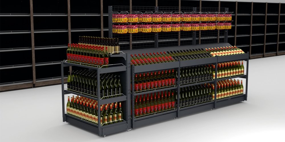 Наши разработки: стеллаж для напитков