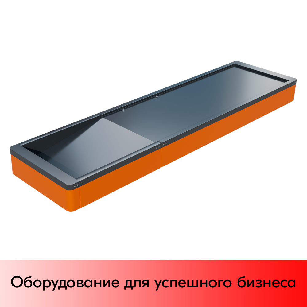 01_Рабочая поверхность для КБ ММ ECO PLUS L, узкий нак., длина 1900мм, МЕТАЛЛ, RAL2004, Оранжевый