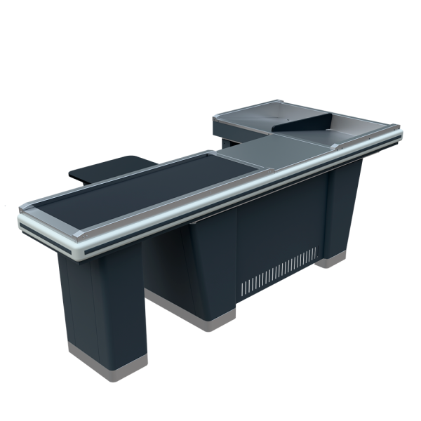 sk_1_Кассовый бокс Stream-XL-260-Т120MAX(тр120см,шлиф.нерж.,с выр,шир.нак.),Шагрень,RAL7016 Серый,Правый