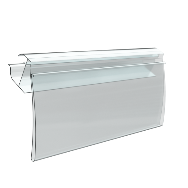 sk_Ценникодержатель на полки из металлических прутьев FRW39 длина 100мм