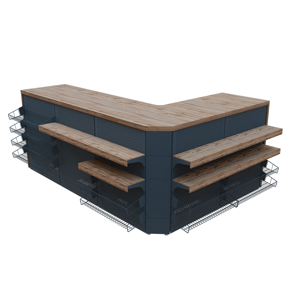 Кассовый модуль угловой "Нордика" Кассовый модуль угловой "Нордика"