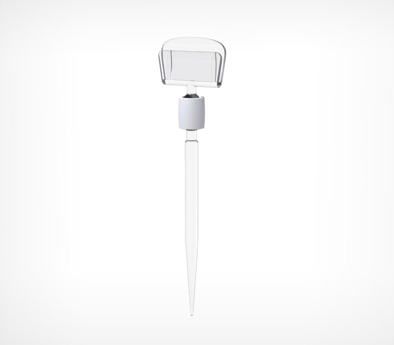 03_Иголка пластиковая для шарнирного ценникодержателя STICK, 80 мм, Прозрачный