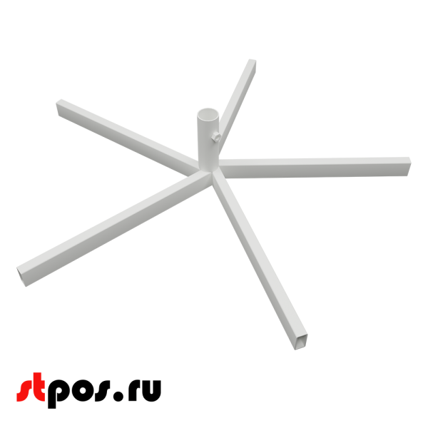 00_Опора 5-лучевая, RAL9016, Белый
