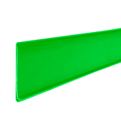 Ценникодержатель полочный самоклеящийся DBR39 длина 1000мм, со скотчем TF6, цвет салатовый (RAL6018)
