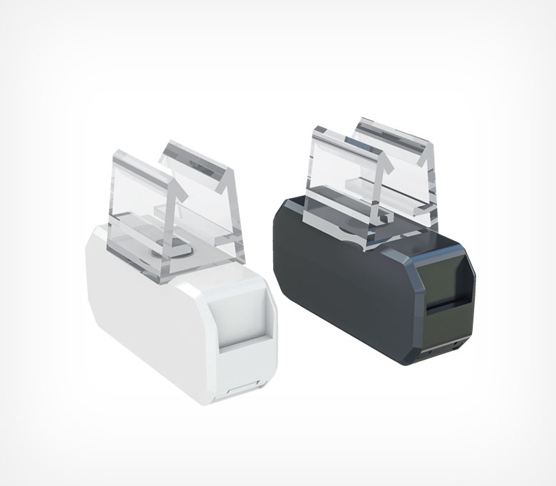 01_Держатель рамки магнитный поворотный MAGNET-MINI, Белый