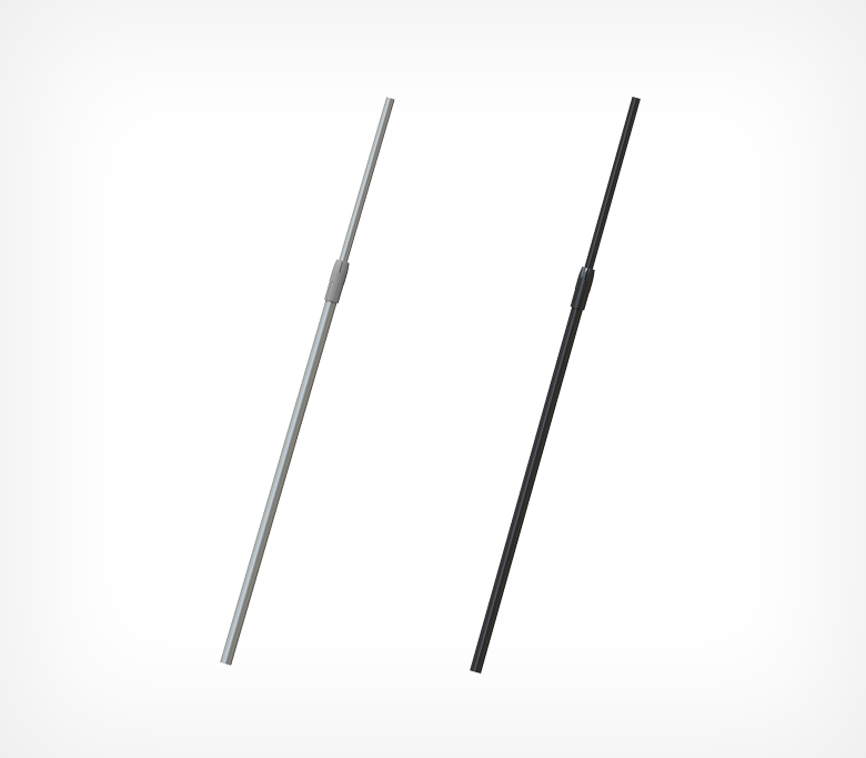 3_Трубка алюминиевая  телескопическая TEL-ALUTUBE  230-350мм, ЧЕРНЫЙ