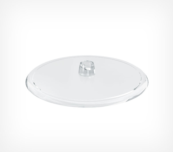 01_Подставка круглая большая для шарнирного ценникодержателя BASE-XL 90мм, Прозрачный
