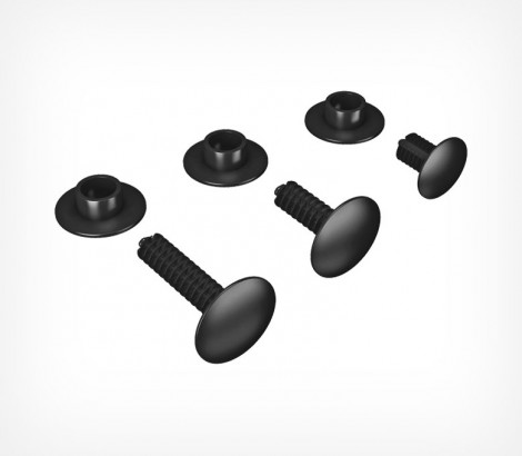 04_Универсальная заклепка QUICK-SNAP с плоским замком, Черный