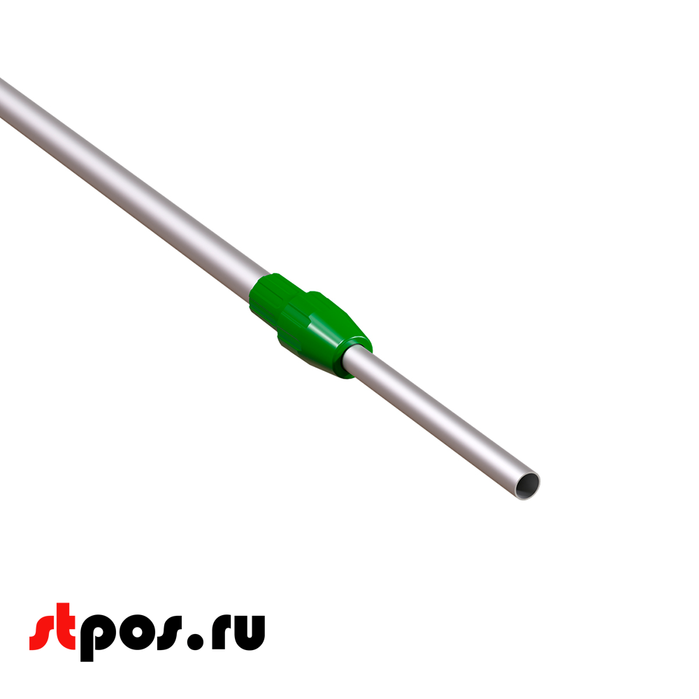 00_Трубка алюминиевая телескопическая TEL-LOCK-ALUTUBE 600-900 мм, цвет серый, переходник зеленый
