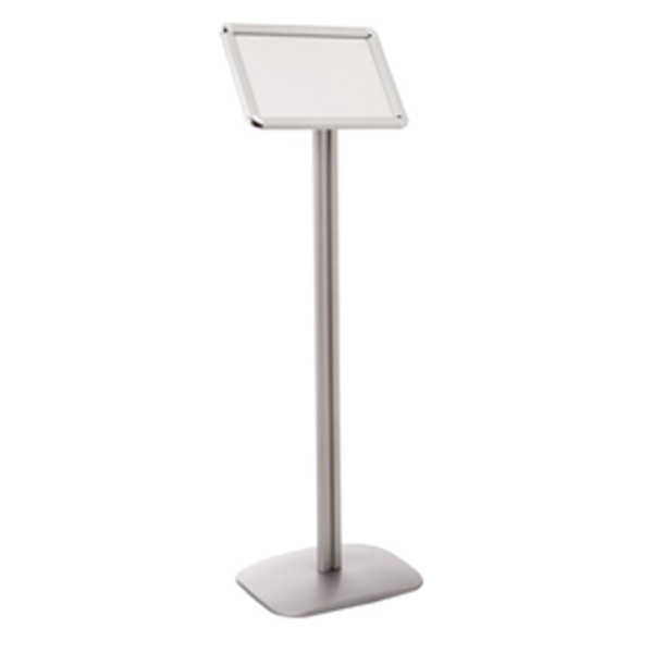 01_Стойка поворотная h-1м, под углом 55° с рамкой А4, углы глянцевые