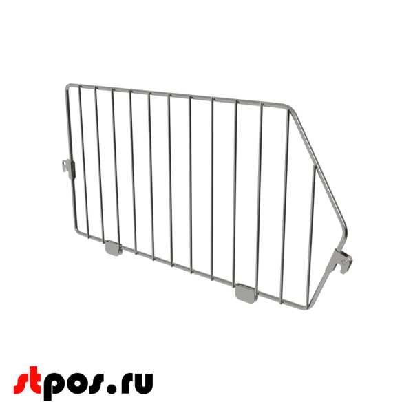 00_Разделитель для корзины сетчатой 400х200 мм ХРОМ