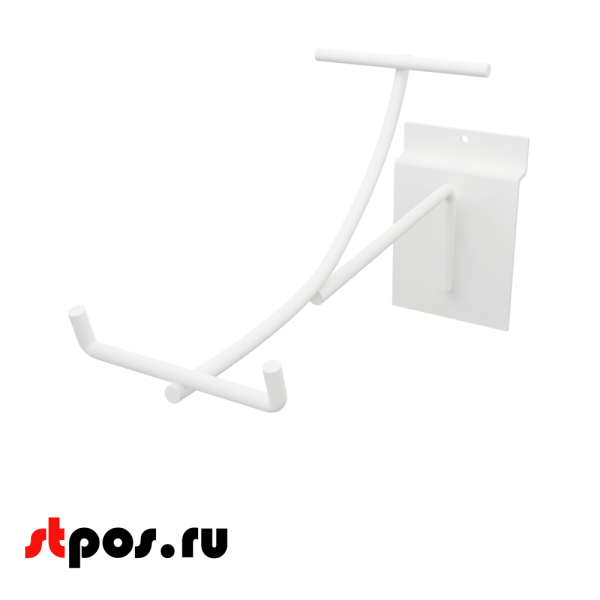 02_Держатель для обуви для экономпанели, RAL9016, Белый