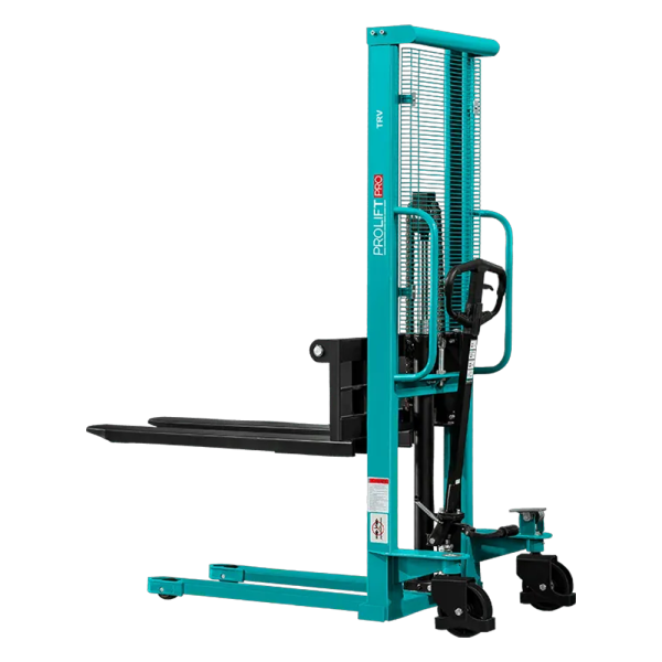 stpos_Ручной гидравлический штабелер PROLIFT PRO TRV 2016, грузоподъемность 2000кг, 1660х2030х870мм