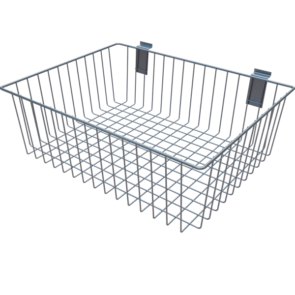 sk_Корзина навесная для экономпанелей, 390х300мм h-125мм, Хром