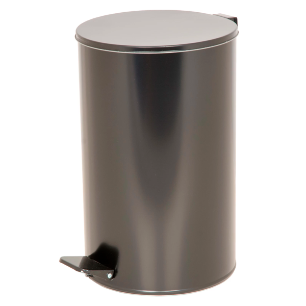 sk_Урна с педалью 20 литров, 250х250х400мм, цвет Черный