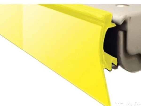 01_Ценникодержатель полочный HSAC 39 длина  988 мм ЖЕЛТЫЙ