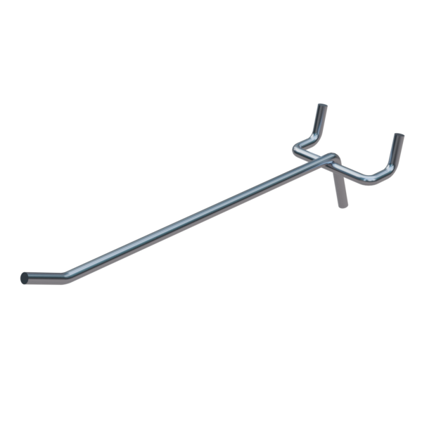 sk_Крючок для перфорации одинарный 200мм, цинк-хром, d5, шаг 50