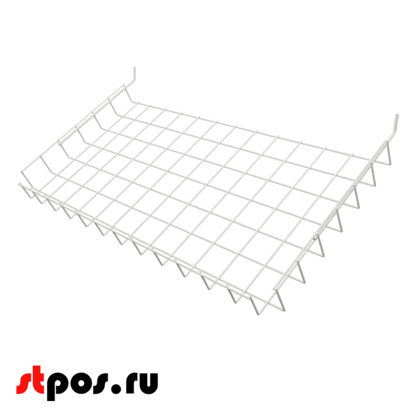 00_Полка наклонная ПФ-625 200х625х320мм, RAL9016, Белый