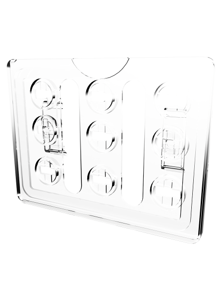 sk_Рамка ТЕХНО А7 прозрачная, прозрачный держатель TECHNO TEGO CLIP