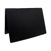 Ценник-домик меловой из полипропилена 0,5мм, 74х52 мм, Черный