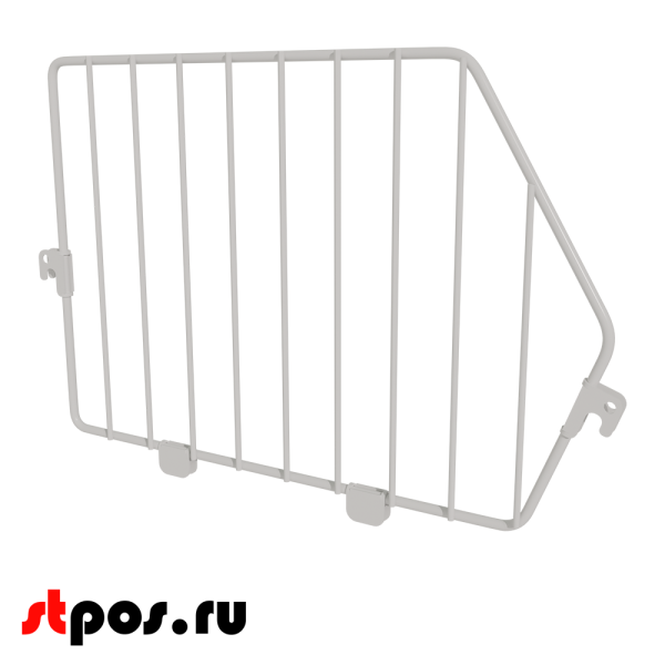 00_Разделитель для корзины сетчатой 300х200 мм БЕЛЫЙ
