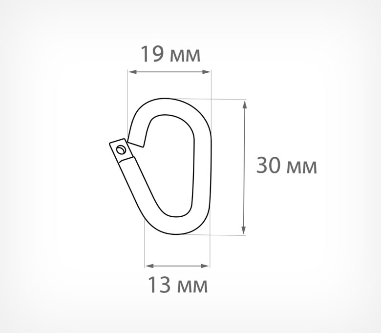04_Кольцо пластиковое овальной формы P-RING