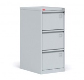 Картотечный металлический шкаф 1025x465x630мм для хранения документов КР-3, RAL7035, Серый
