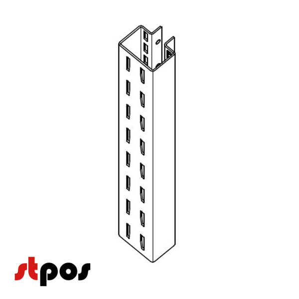1_ Стойка среднегрузовая 60х40 мм для интеграции 2950 мм