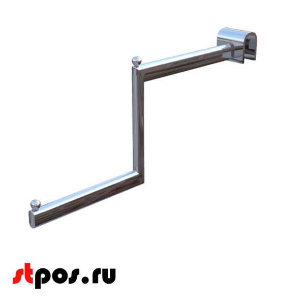 00_Кронштейн  Z-образный, Хром